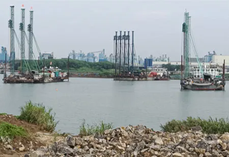 Muro de protección costera