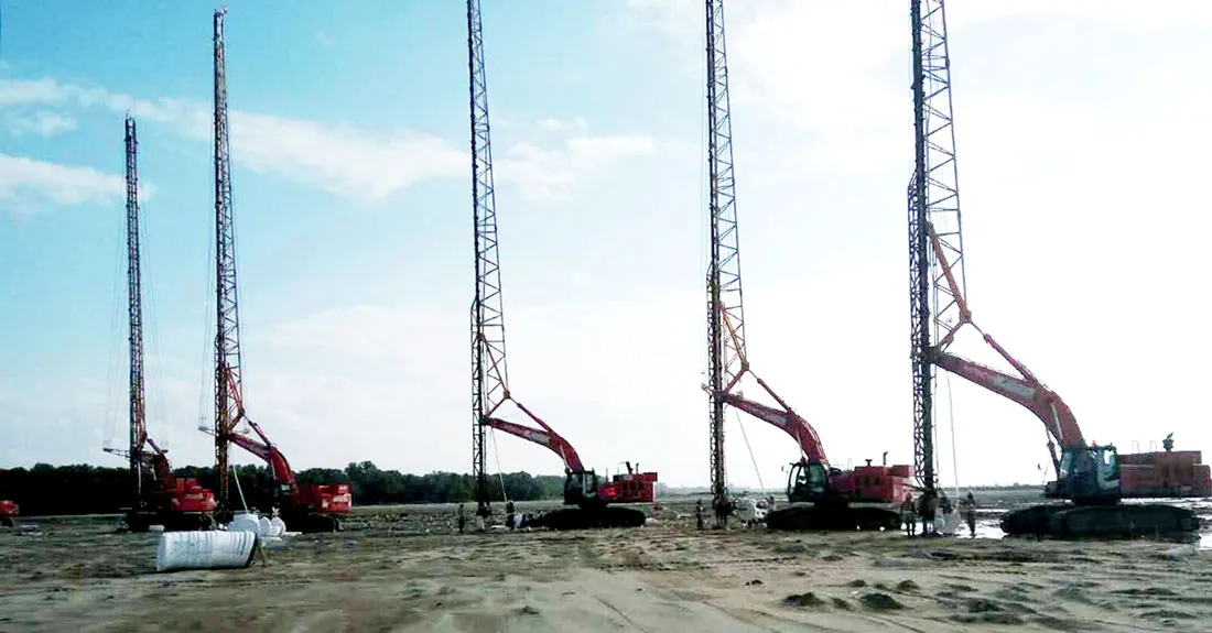 Equipos modernos de movimiento de tierras