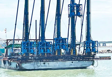 Restauración de línea costera viva