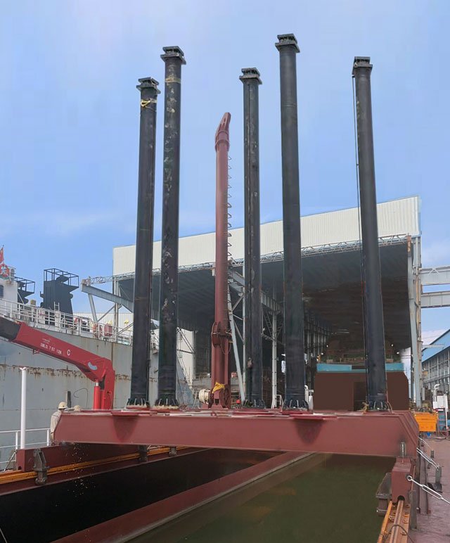 Tecnología avanzada de lechada para cimientos en alta mar