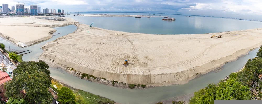 Land reclamation project