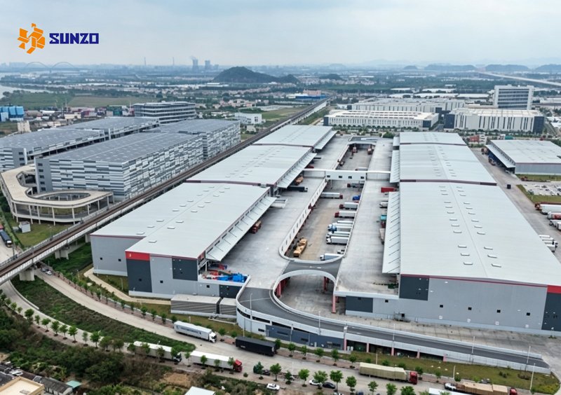 Project record of soft-soil improvement for JD Asia-One Zhongshan Huangpu Logistics Park. Vacuum preloading combined with water-loaded preloading solves coastal soft-soil settlement and instability issues for large logistics hub in Pearl River Delta.